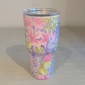 Lilly Pulitzer Tumbler‎ Travel Coffee Mug Floral
